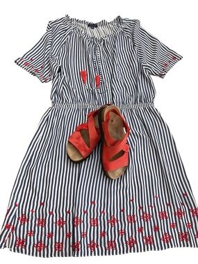 Tommy Hilfiger nautical-style casual dress